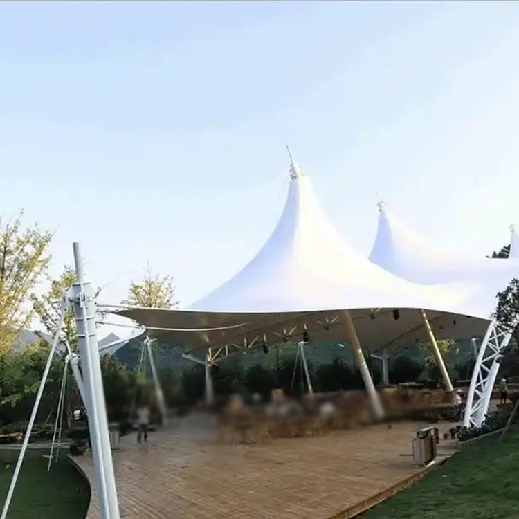 洪雅县膜结构景观棚