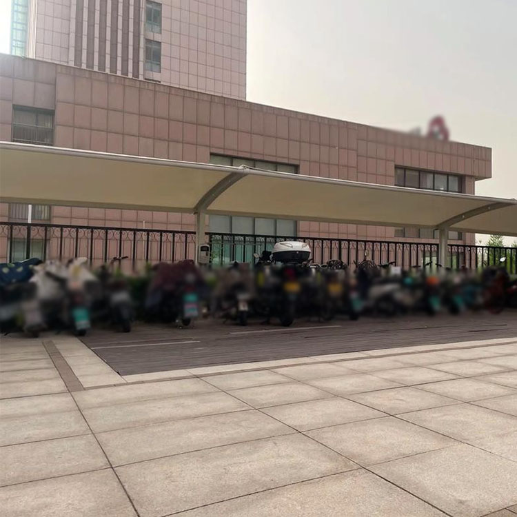 洪雅县膜结构电动车棚