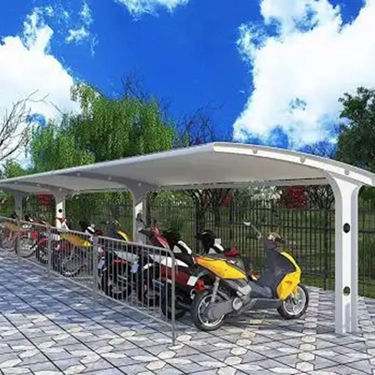 洪雅县膜结构电动车棚